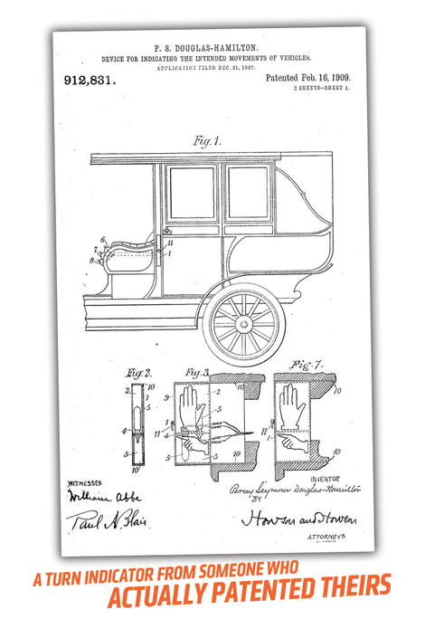 Illustration for article titled The First Movie Star Also Invented One Of The First Turn Signals And Brake Lights